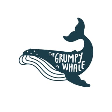 The Grumpy Whale Logo