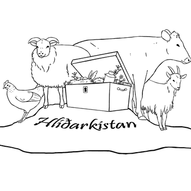Hlíðarkistan Logo